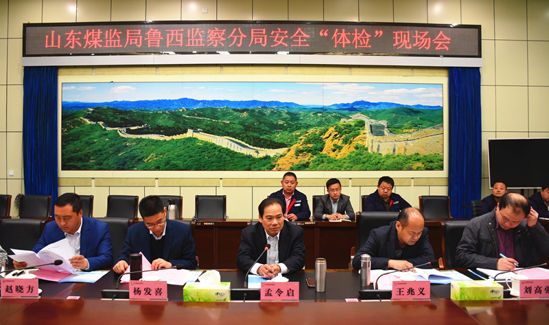 鲁西监察分局副局长孟令启到金源煤矿检查